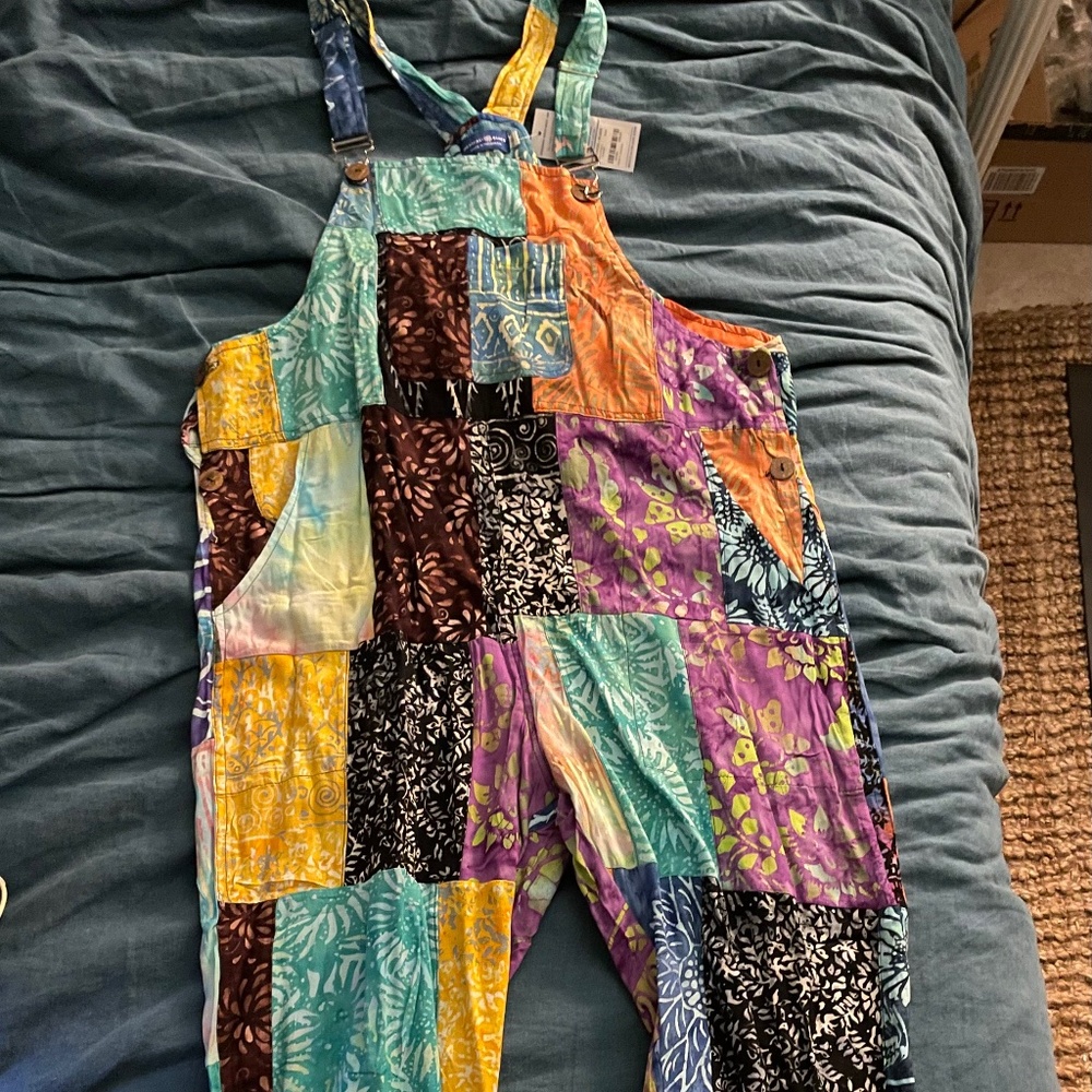 Mexicali Patchwork overalls